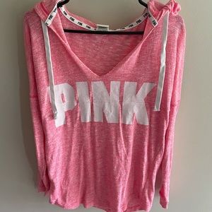 Victoria’s Secret PINK v-neck hoodie